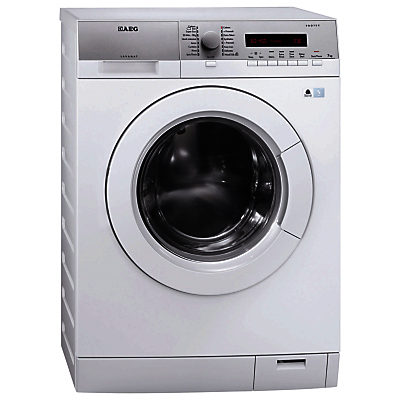 AEG L76475FL Slim Depth Freestanding Washing Machine, 7kg Load, A+++ Energy Rating, White AEG L76475FL Slim Depth Freestanding Washing Machine, 7kg Load, A+++ Energy Rating, White